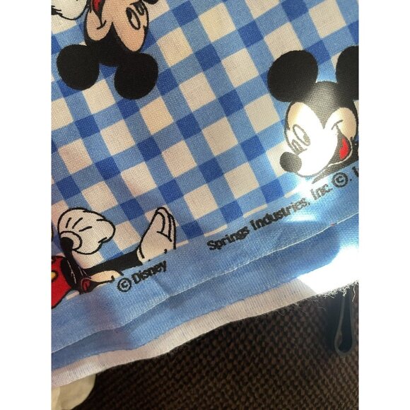 Mickey Mouse Disney 4 Yds-sewing fabric material By Springs Industry-06/26/2005 - Picture 1 of 8